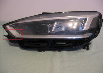 8W6941033D. Audi A5 Reflektor lewy. Uszkodzone szkło. Oryginalny