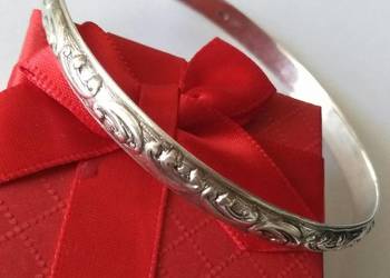 Srebrna bransoletka bangle p.925