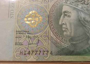 100 złotych super radar 30 lat pierwszej serii!!
