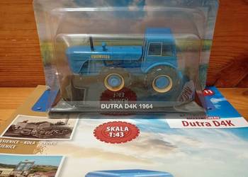 DUTRA D4K 1964 Kultowe traktory 1/43 auta Hachette kolekcja ciągnik nowy