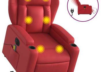 vidaXL Rozkładany fotel pionizujący z masażem, elektryczny（SKU:3204570）