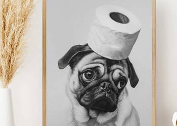 Plakat humstyczny do łazienki A4 lub A3