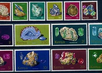 KENIA**1977 - kompletna seria - minerały-GRATIS WYSYŁKA!