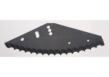 Nóż do paszowozu 535x215x5 średnica otworu 20mm APL00047
