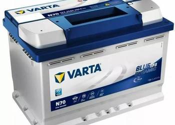 Akumulator 70Ah 760A Varta Blue EFB N70 /DARMOWY DOWÓZ
