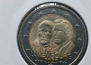 2 Euro Luksemburg 2020 r. Książe Henri - mennicze