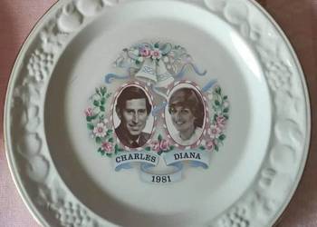 Patera. Charles i Diana. Zaślubiny 1981r. Ringtons Limited