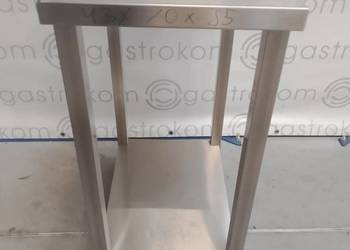 STÓŁ Z PÓŁKĄ 43X70X85 (4 OTWORY W BLACIE)
