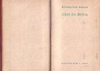 (8950) GĘSI ZA WODĄ – EUGENIUSZ GRUDA