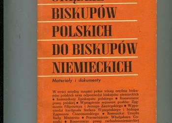 Orędzie biskupów polskich do biskupów niemieckich Materiały