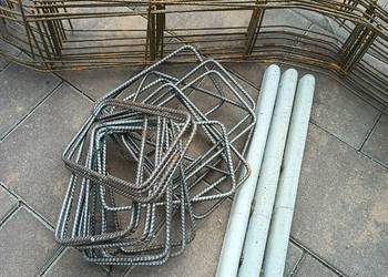 Strzemiona dystanse betonowe i metalowe