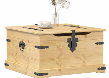 Skrzynia Corona 78x78x45 cm lite drewno sosnowe WM-4002771