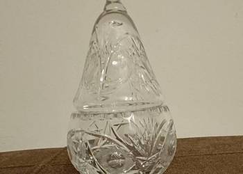 Kryształowa bombonierka, gruszka PRL