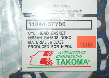 Uszczelka głowicy NISSAN 100 NX, ALMERA I, PRIMERA, SERENA,