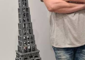 LEGO Creator Expert 10181 Wieża Eiffla, 3428 elementów używane,Klocki LEGO