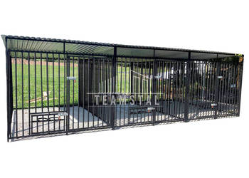 Kojec dla Psa 3w1 6x2m Klatka XXL 3 stanowiska TS657