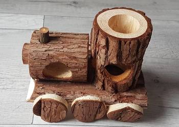 Trixie Pociąg drewniany domek dla gryzoni