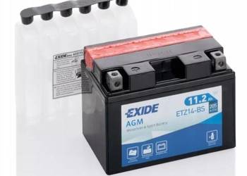 Akumulator motocyklowy 12V 11,2Ah  EXIDE ETZ14-BS YTZ14-BS