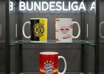 Bundesliga zestaw prezentowy dla niego 3 kubki dla kibica piłki nożnej