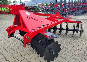2.4 m [2x11] DEMAROL Brona talerzowa + zaczepy gratis Gwarancja Transport