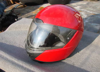 BMW System 5 kask szczękowy 56-57 czerwony BDB