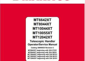 Manitou MT6642XT MT8044XT MT10044XT MT10055XT MT12042XT instrukcja napraw