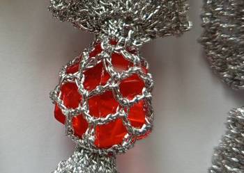 Szydełkowe cukierki na choinkę Święta ozdoba rękodzieło