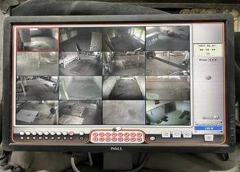 KAMERA KAMERY MONITORING 16 KAMER+2 STACJE+MONITOR