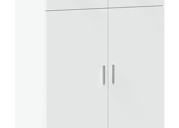 Szafka biała 80x425x93 cm materiał drewnopochodny WM-3281469