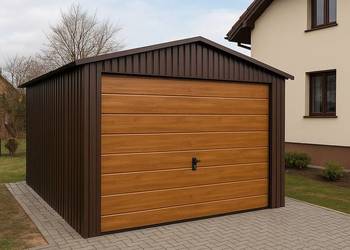 Garaż blaszany 6x6