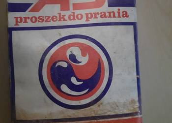 Proszek do prania AS z okresu PRL, nowy, nie otworzony