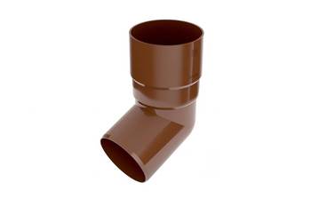 Bryza PVC Kolano 90 mm brąz