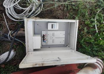 Skrzynka prowizorka elektryczna komplet rozdzielnia budowlana