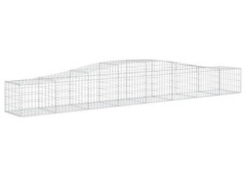 Kosze gabionowe 15 szt 400x50x40/60 cm galwanizowane żelazo WM-3145926