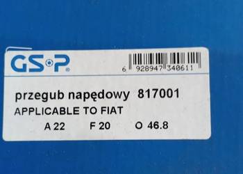 Fiat przegub napędowy