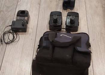 Akumulatorowa wiertarko-wkrętarka Einhell.