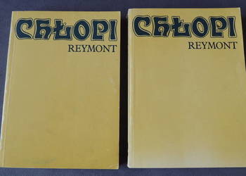 Książka "Chłopi" Władysław St.Reymont, Tom I i II.