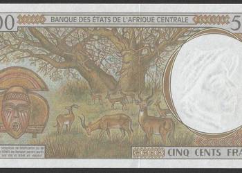 KAMERUN 500 FRANKÓW 2000 - STAN BANKOWY UNC