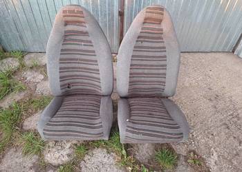 Fotele lotnicze siedzenia przód przednie Fiat 126p Maluch