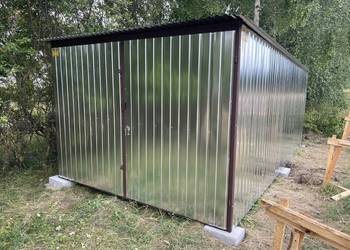 GARAŻ BLASZANY GARAŻE BLASZAK MODEL 2025 BRAMY WIATY 3x5 4x5 SZYBKA DOSTAWA