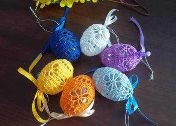 Koszulki na jajka szydełkowe