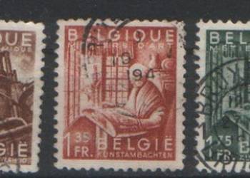 Zn. Belgia  Mi 805, 6, 8 kas 1948