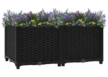 Donica do podniesionej rabaty 80x40x38 cm polipropylen WM-316531