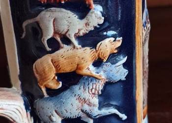 Kufel do piwa z cynową pokrywką. Rathaus Bremen. Germany. Kufel do piwa z cynową pokrywką. Rathaus Bremen. Germany.