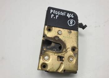 ZAMEK DRZWI prawy Peugeot 406 PRZÓD PASAŻERA