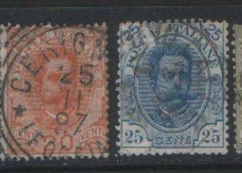 Zn. Włochy Mi 67 - 70 kas 1893
