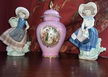 Lladro. Figurka Daisa. Z koszykiem piknikowym. Hand made