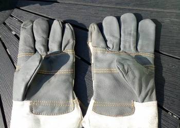 Rękawice robocze, skóra