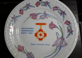 Talerz okolicznościowy sygnowany