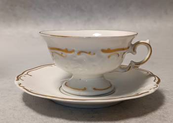 Wałbrzych Złoty Liść Filiżanka do kawy Duet Przepiękne złocone reliefy! Wałbrzych Złoty Liść Filiżanka do kawy Duet Przepiękne złocone reliefy!